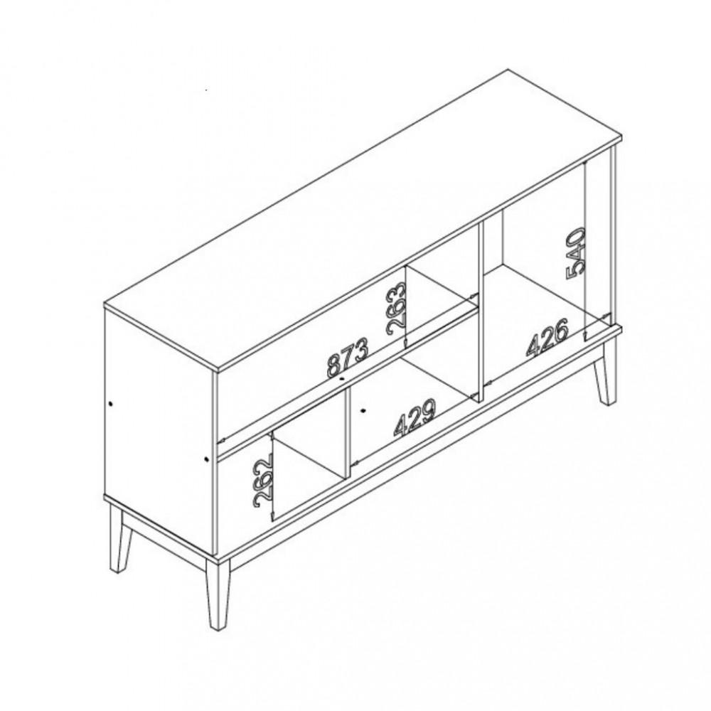 Aparador 3 Portas MB1061 Movelbento - 3