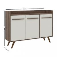 Aparador Buffet 3 Portas RT3134 Movelbento - 4