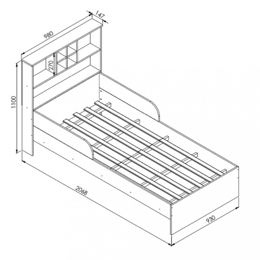 Cama Infantil com Estante House Art in Moveis - 4