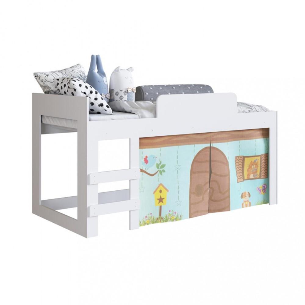 Cama Infantil com Cortina Alegria Meu Fofinho Art in Moveis - 2