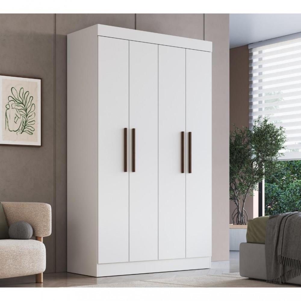 Guarda Roupa Solteiro 4 Portas MDF New Recife Doripel - 1