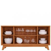 Balcão Buffet 4 Portas Ripado Isa Cimol - 5