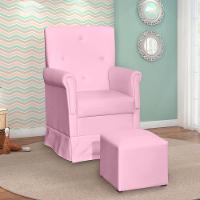 Poltrona de Amamentação  com Puff Corino Suzi Phoenix Baby - 1