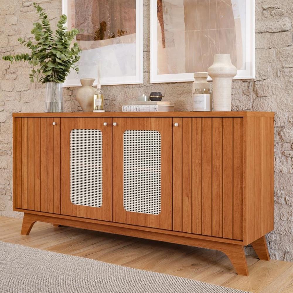 Balcão Buffet 4 Portas Tela Isa Cimol - 1