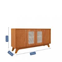 Balcão Buffet 4 Portas Tela Isa Cimol