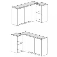 Armário Aéreo Canto 2 Portas Manhattan Herval - 5