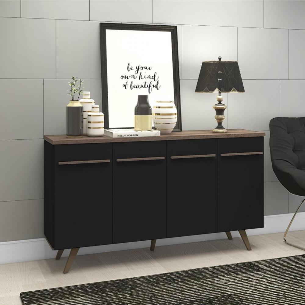 Aparador Buffet 4 Portas RT3133 Movelbento - 1