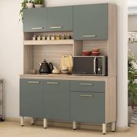 Cozinha Compacta 6 Portas 1 Gaveta Alamo Demobile - 1