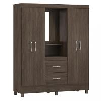 Guarda Roupa Solteiro 4 Portas 2 Gavetas Lord Demobile - 2