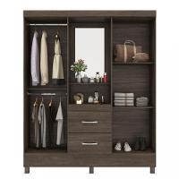 Guarda Roupa Solteiro 4 Portas 2 Gavetas Lord Demobile - 3