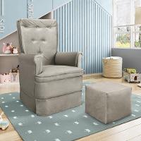 Poltrona de Amamentação com Puff Valentina Phoenix Baby - 1