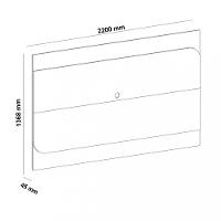 Painel para TV até 86 Polegadadas Trama Artely - 4