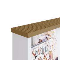 Cômoda infantil Espelho 1 Porta 4 Gavetas Amore Meu Fofinho Art in Moveis - 3