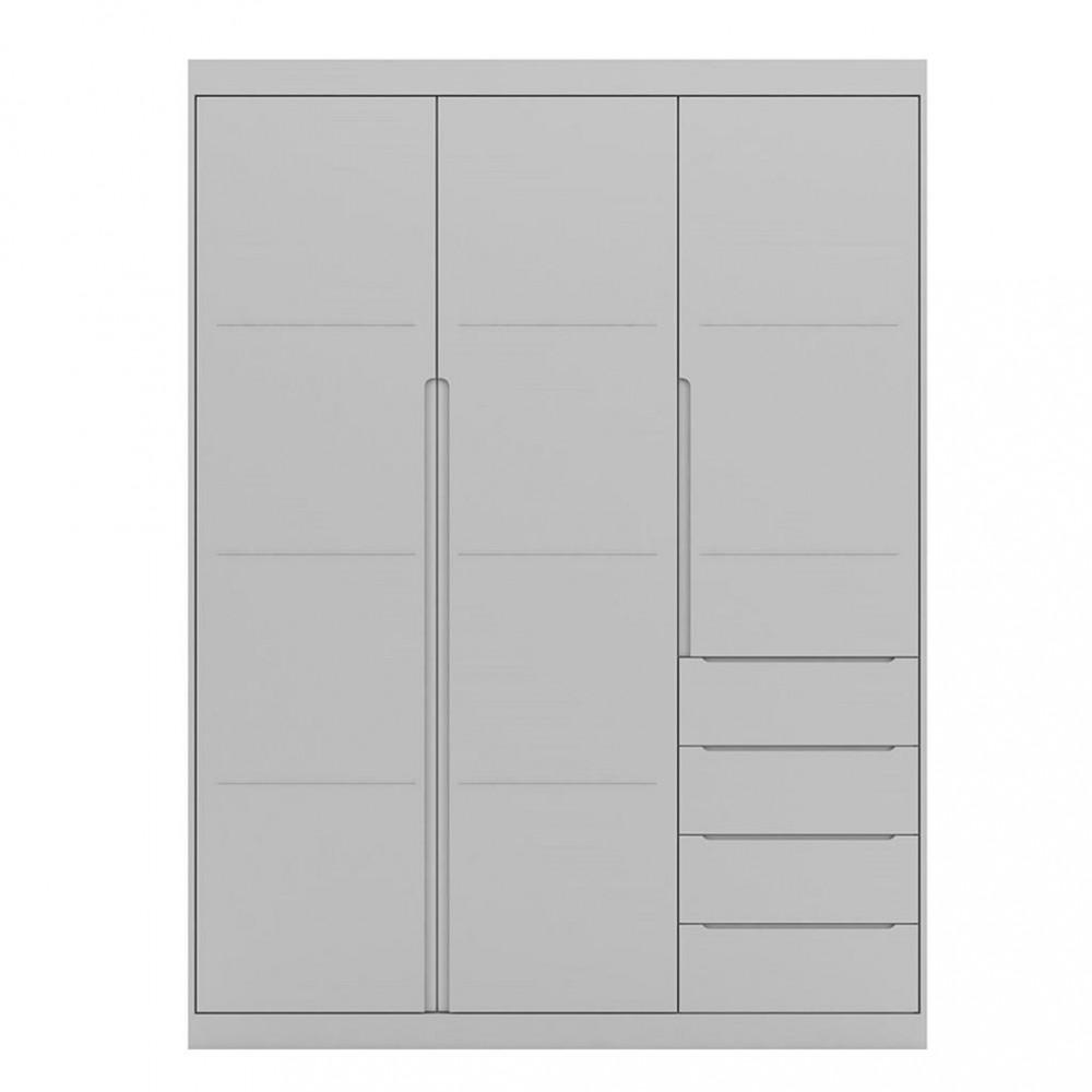 Guarda Roupa Infantil 3 Portas 4 Gavetas Perola Phoenix Baby - 2