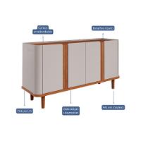 Balcão Buffet 4 Portas Eva Cimol - 3