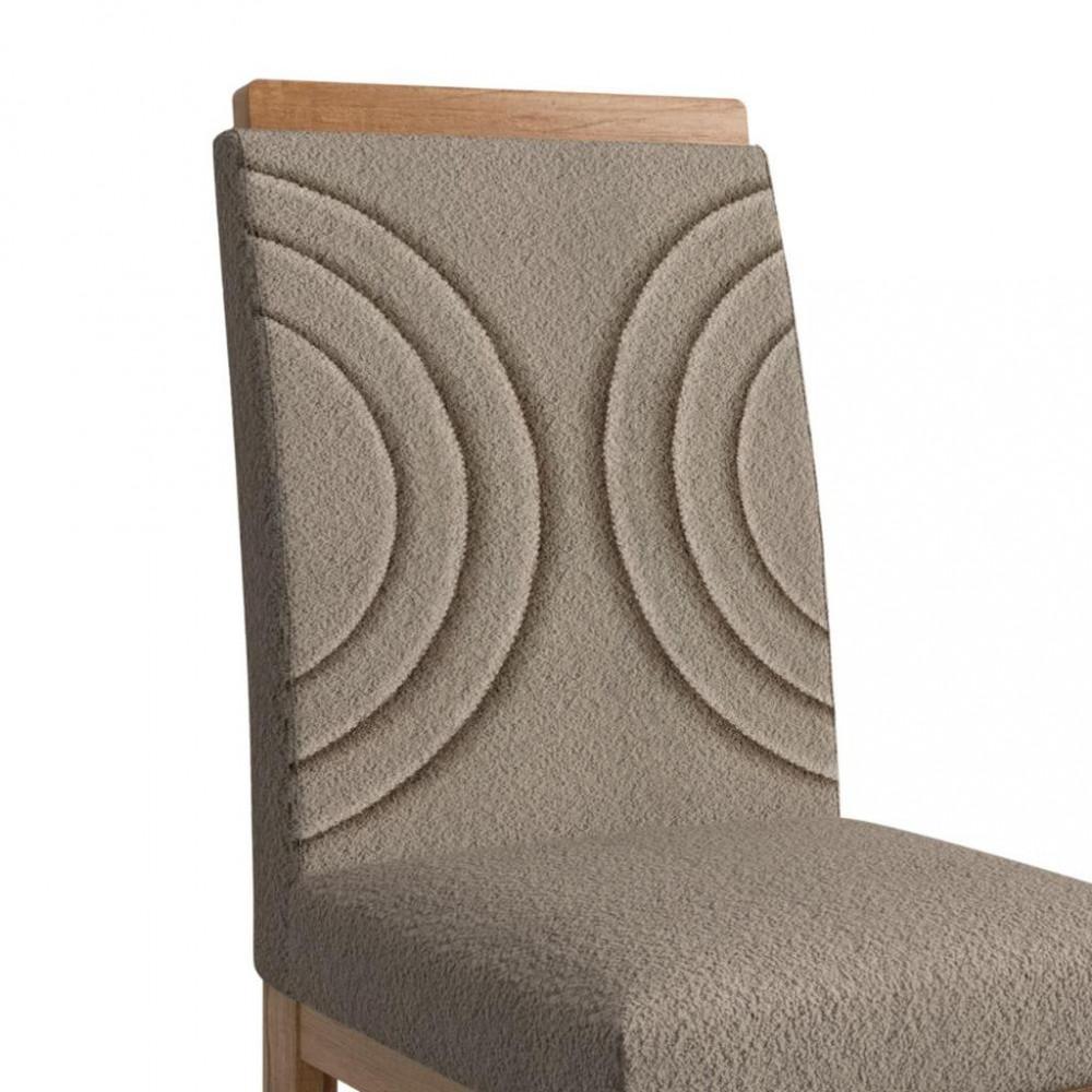 Sala de Jantar Mesa 160cm e 6 Cadeiras Joli 136/12  Zamarchi - 6