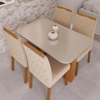 Conjunto Sala de Jantar Mesa Louise 130cm  4 cadeiras Paola Wood Cimol - 5