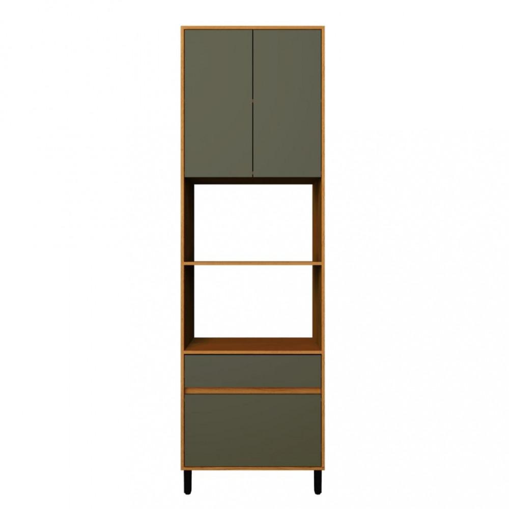 Paneleiro Torre Quente 2 Portas 2 Gavetas 70cm Denver Herval - 1