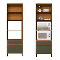 Paneleiro Torre Quente 2 Portas 2 Gavetas 70cm Denver Herval - 2