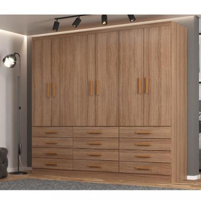 Guarda Roupa Casal 6 Portas 12 Gavetas New Mônaco Evidencia