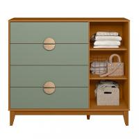 Cômoda 1 Porta 4 Gavetas Ipe Albatroz - 2