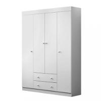 Guarda Roupa Infantil 4 Portas 2 Gavetas Helena Phoenix Baby - 2