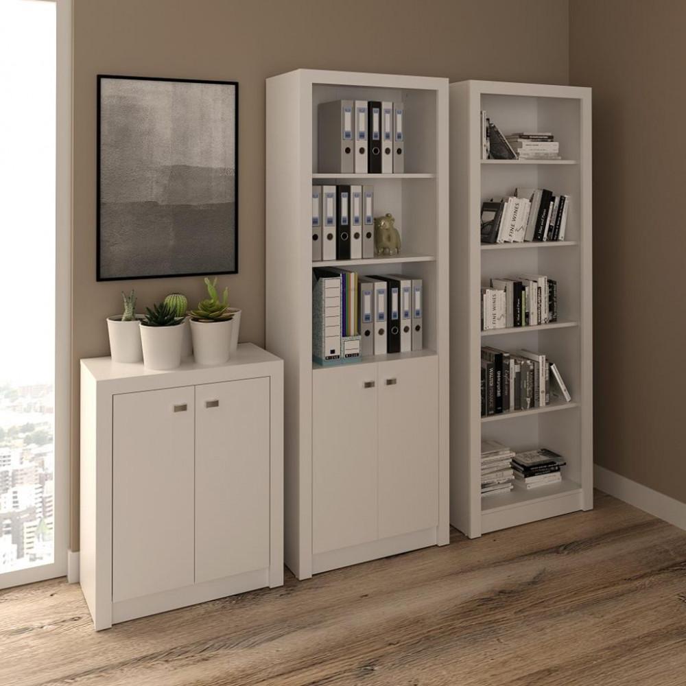 Conjunto para Escritório Balcão Estante e Armário ME41 Tecnomobili - 1