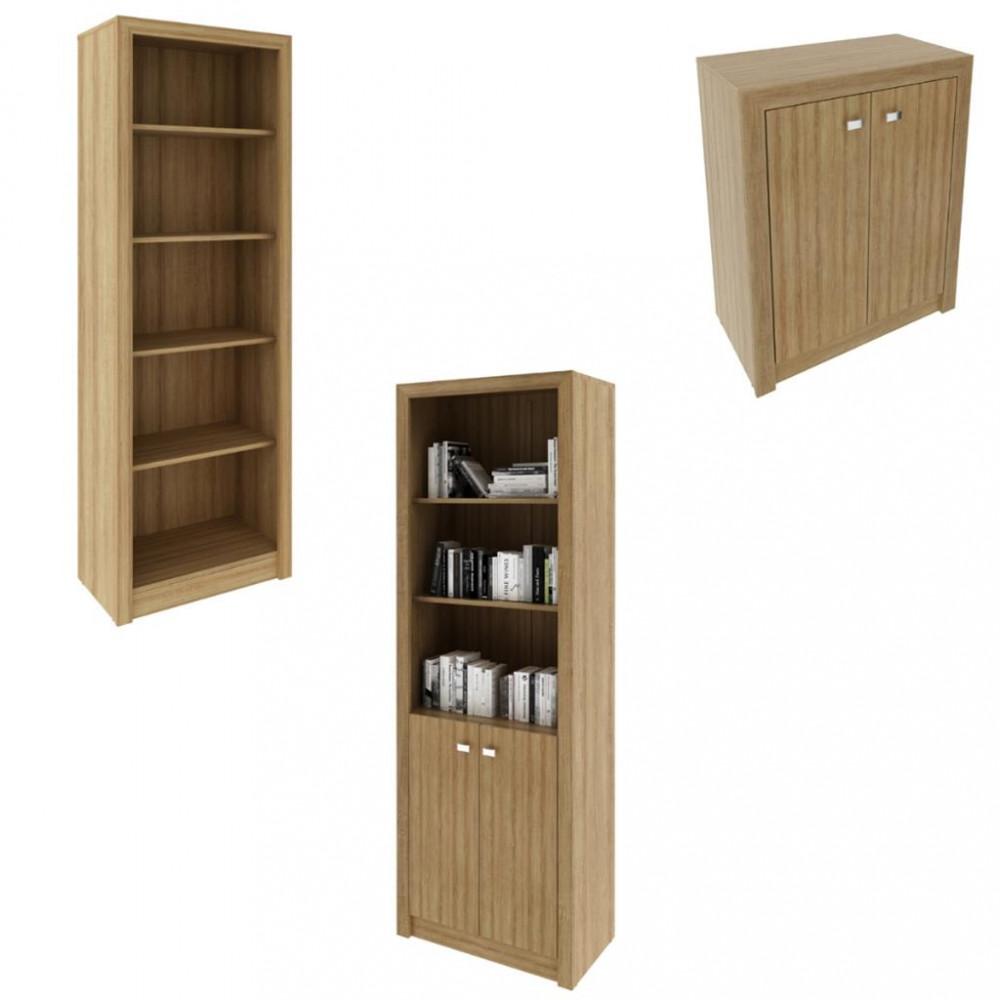 Conjunto para Escritório Balcão Estante e Armário ME41 Tecnomobili - 2