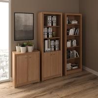 Conjunto para Escritório Balcão Estante e Armário ME41 Tecnomobili - 1