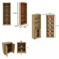 Conjunto para Escritório Balcão Estante e Armário ME41 Tecnomobili - 4