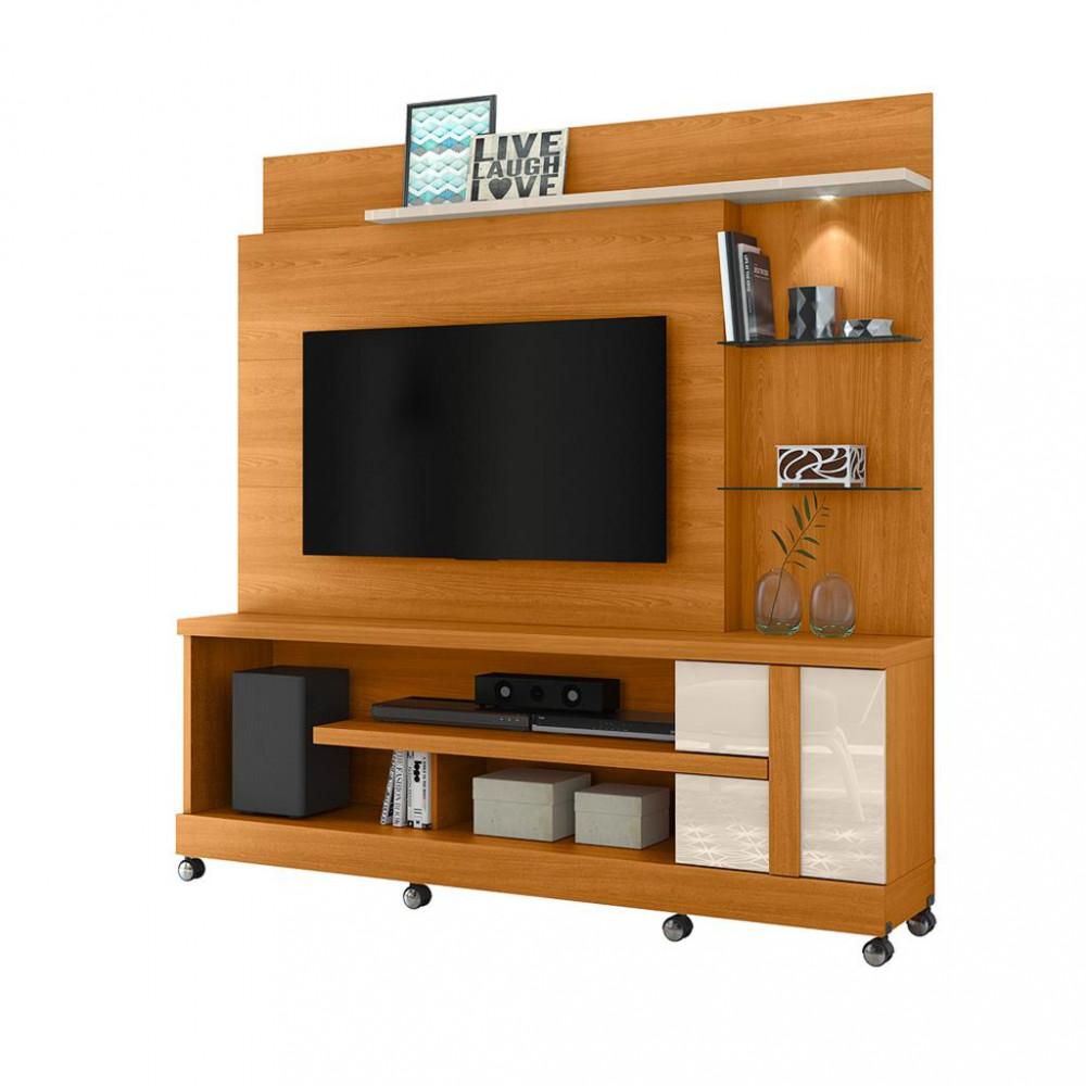 Estante home para TV até 55 Polegadas com Rodizio LED Alan Madetec - 2