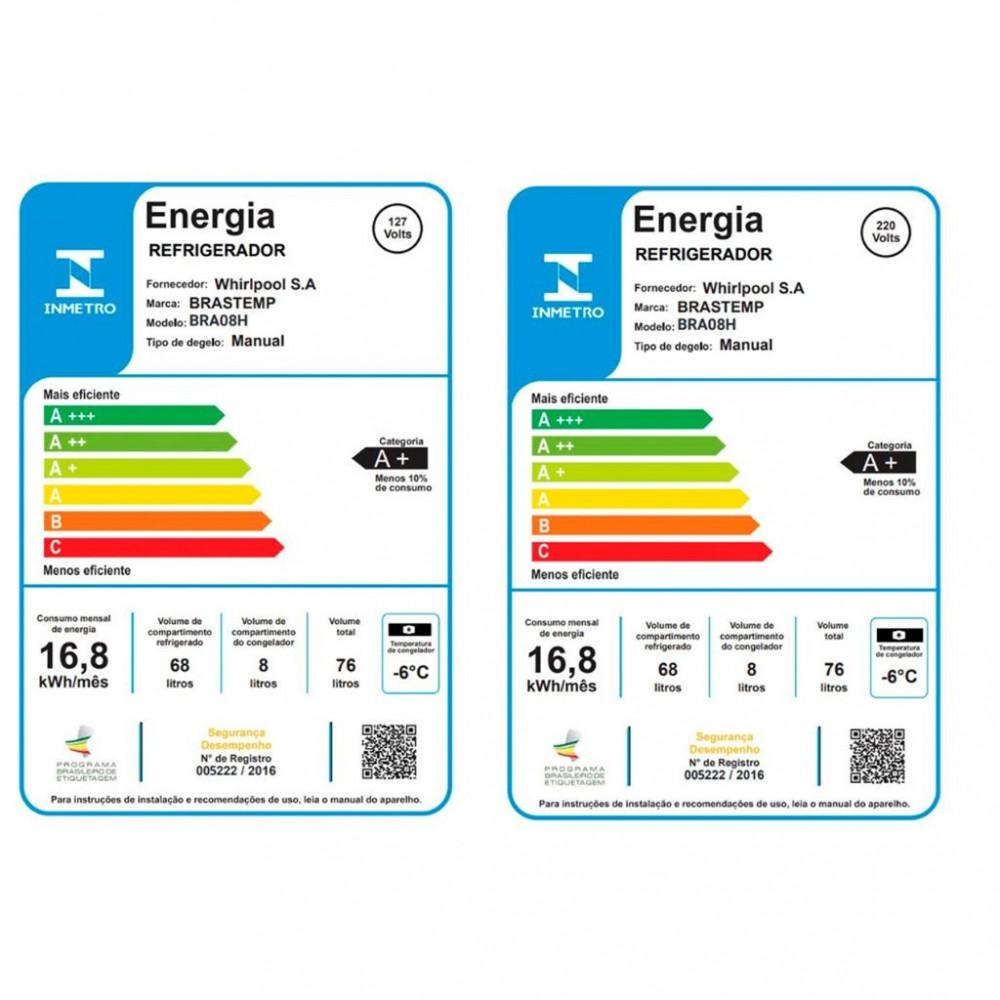 Frigobar Brastemp Retrô BRA08H 76L - 4