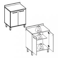 Balcão 2 Portas 60cm Isis Luciane - 3