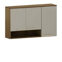 Armario Aereo 3 Portas 120cm Nicho Isis Luciane - 1