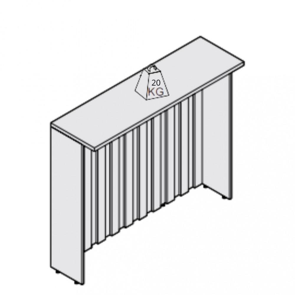 Balcão com Tampo 120cm Ilha Isis Luciane - 2