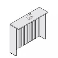 Balcão com Tampo 120cm Ilha Isis Luciane - 2