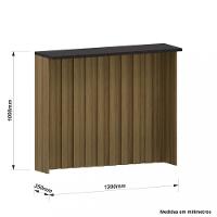 Balcão com Tampo 120cm Ilha Isis Luciane - 3