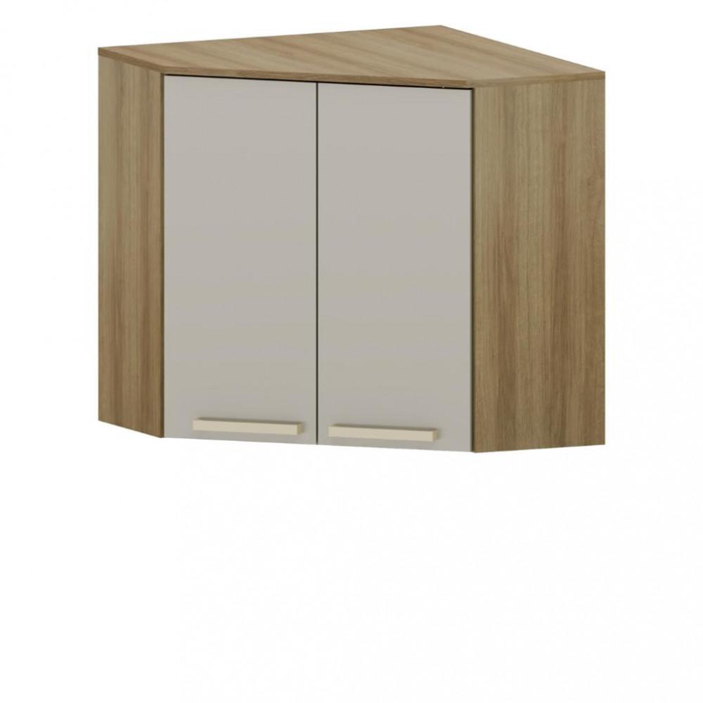 Armário Aéreo Canto Diagonal 2 Portas 74cm Isis Luciane - 1