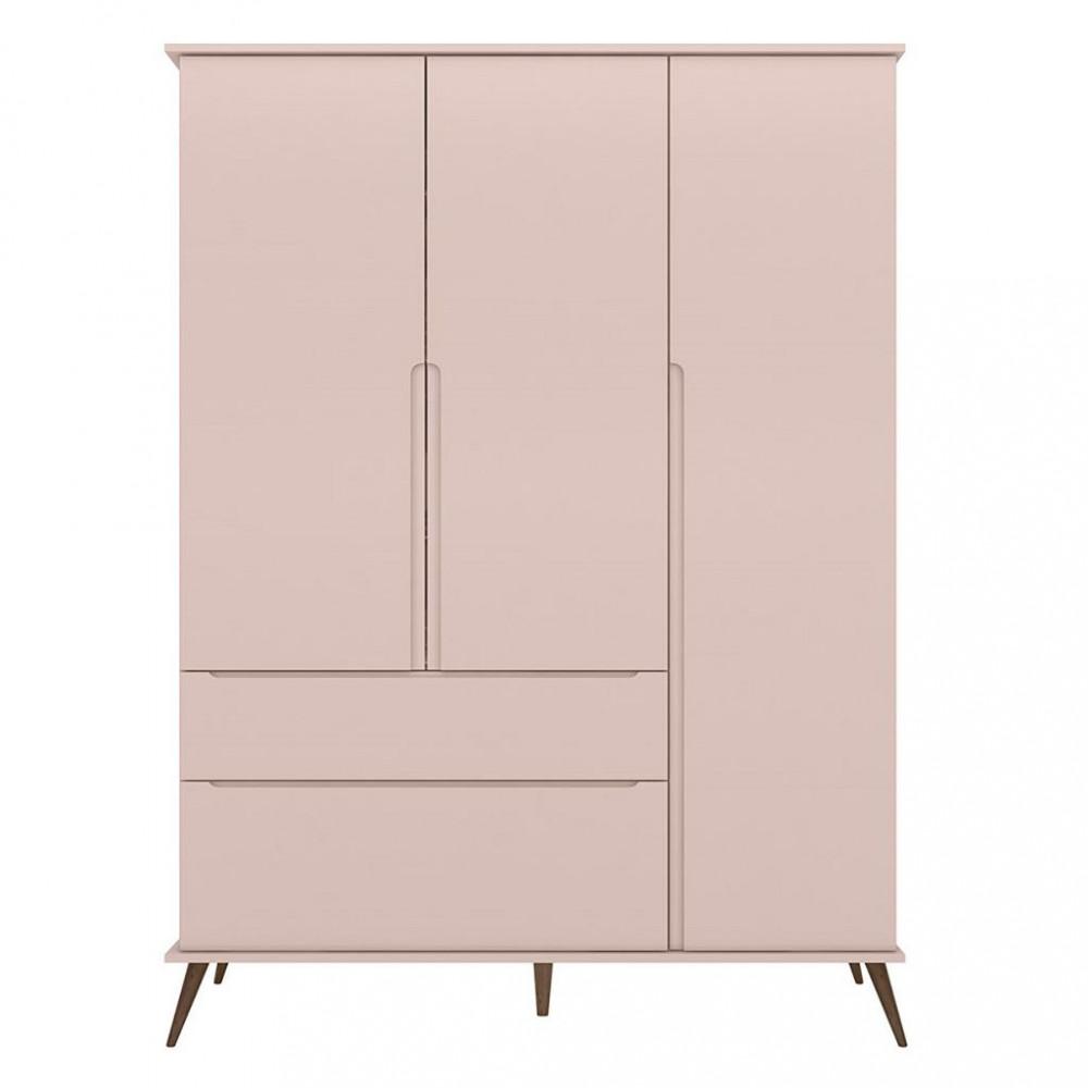 Guarda Roupa Infantil 3 Portas com Pés Melinda Phoenix Baby - 2