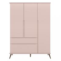 Guarda Roupa Infantil 3 Portas com Pés Melinda Phoenix Baby - 2