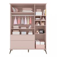 Guarda Roupa Infantil 3 Portas com Pés Melinda Phoenix Baby - 3