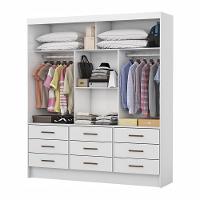 Guarda Roupa Casal 3 Portas de Correr 9 Gavetas Sevilha Carioca Móveis - 3