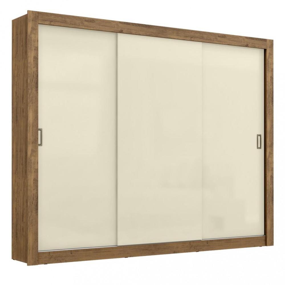 Guarda Roupa Casal 3 Portas de Correr City Maxel - 2