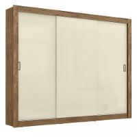 Guarda Roupa Casal 3 Portas de Correr City Maxel - 2