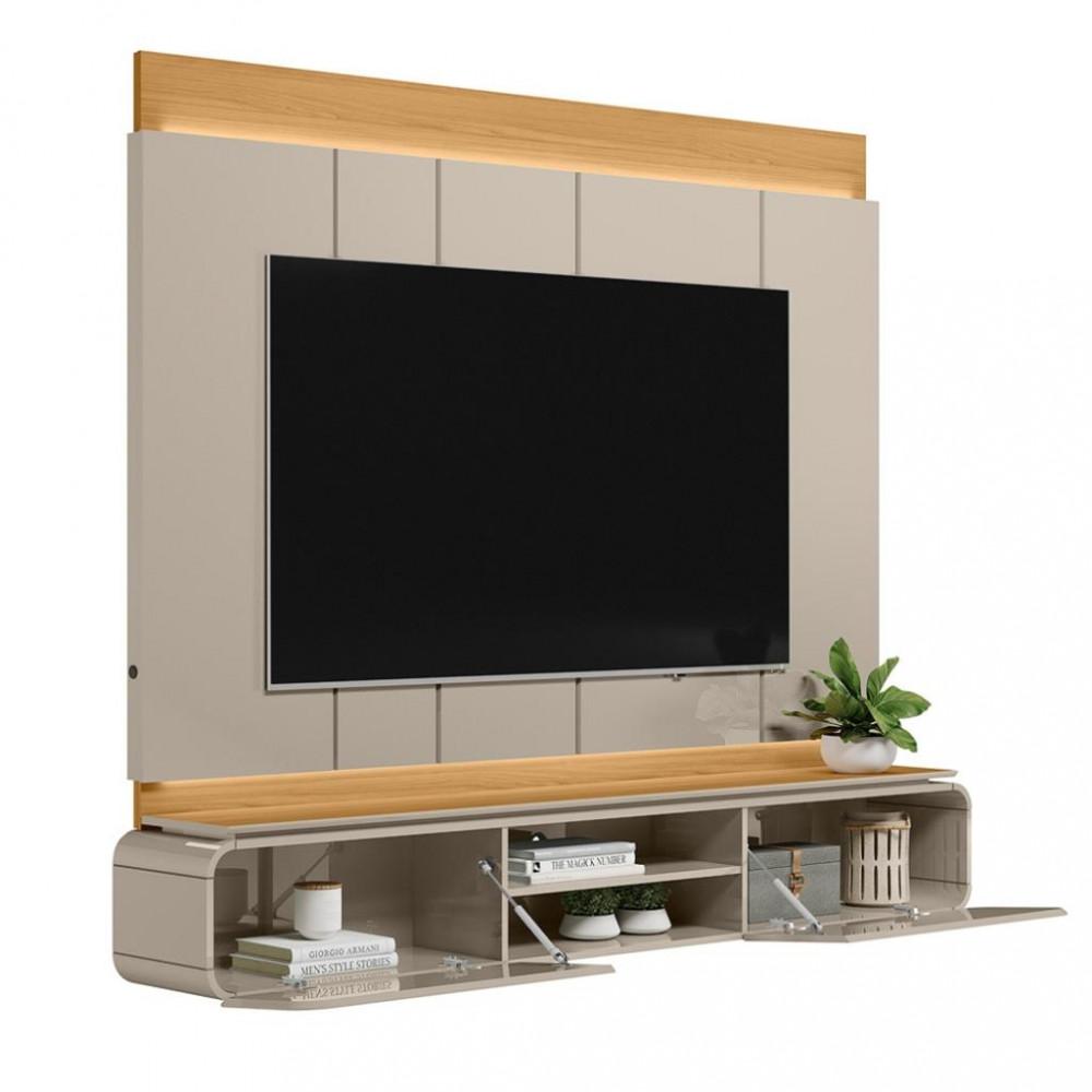 Painel para TV até 75 Polegadas 2 Portas LED Zurique Linea Brasil - 3
