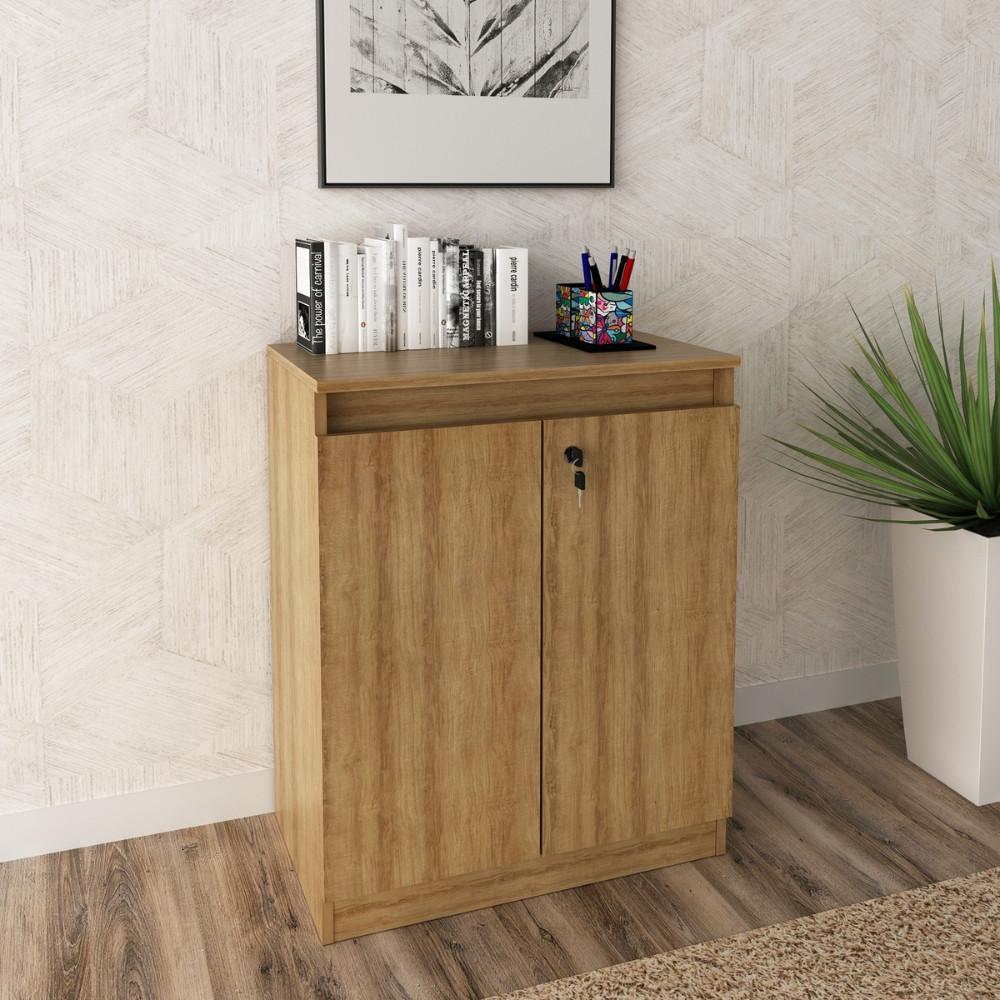 Balcão para Escritório 2 Portas com Chave ME4149 Tecnomobili - 1