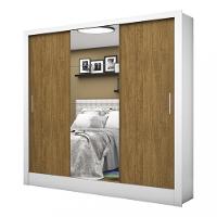 Guarda Roupa Casal com Espelho 3 Portas de Correr Santiago Carioca Móveis - 2