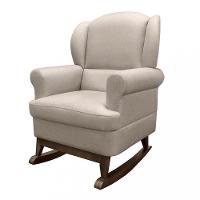 Poltrona de Amamentação Sabrina Canoa com Pés de Madeira e Puff Phoenix Baby - 2