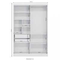 Guarda Roupa Solteiro 2 Portas de Correr N571 Kappesberg - 4