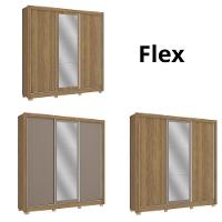 Guarda Roupa Casal com Espelho e Pés 3 Portas de Correr CB07M570 Kappesberg - 2